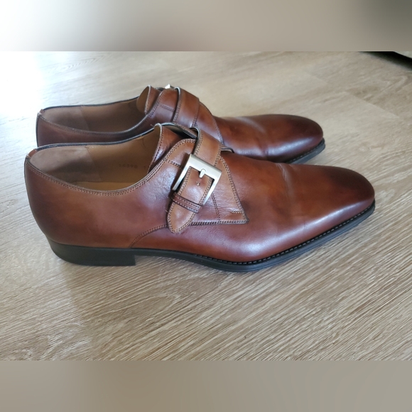 MAGNANNI ‘MARCO’ MENS BROWN CUERO CALF SKIN LEATHER SIZE 13M $399 main image 7